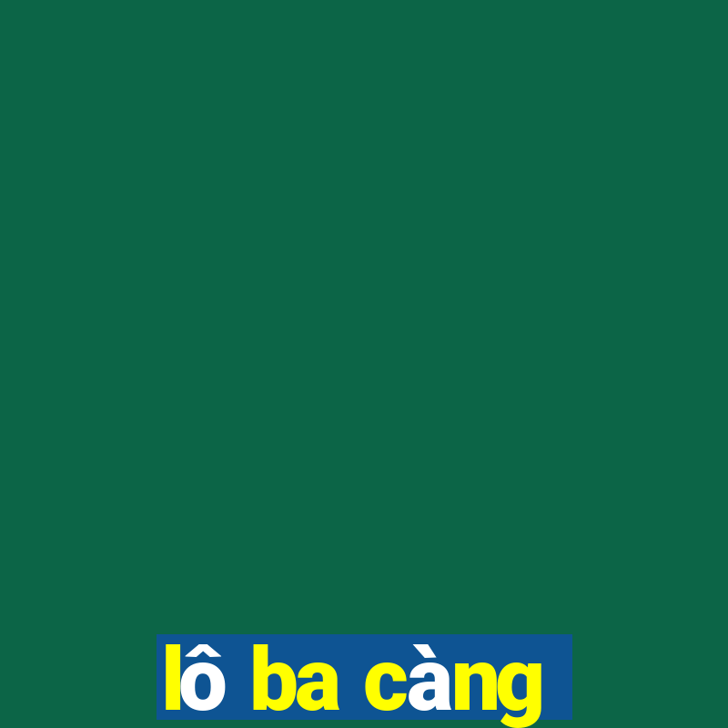 lô ba càng