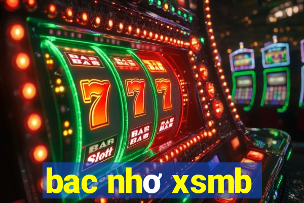 bac nhơ xsmb