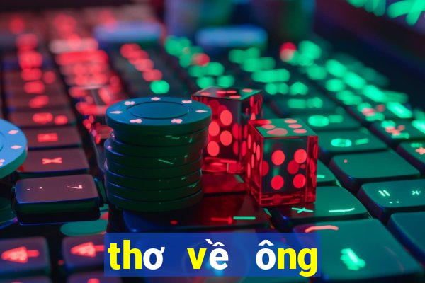 thơ về ông nội đã mất