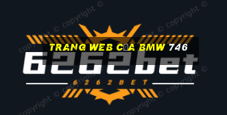 Trang web của BMW 746