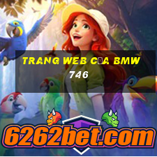 Trang web của BMW 746