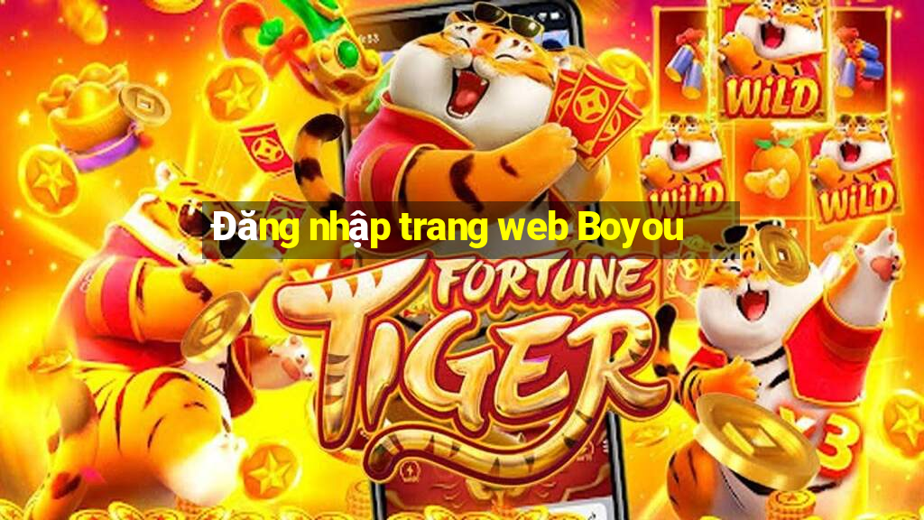 Đăng nhập trang web Boyou