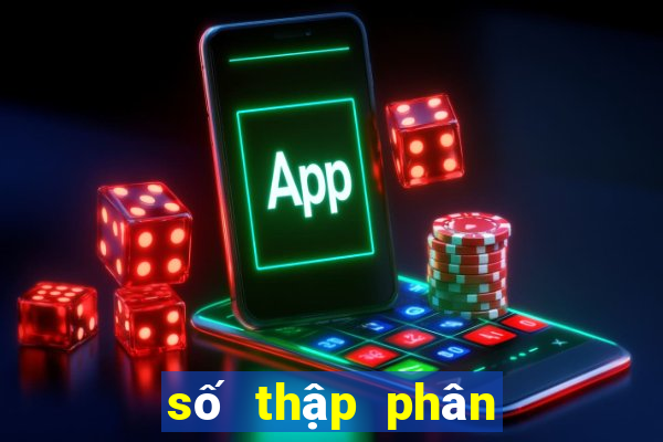 số thập phân vô hạn tuần hoàn