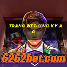 Trang web đăng ký ag