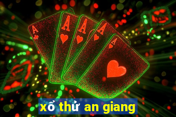 xổ thử an giang