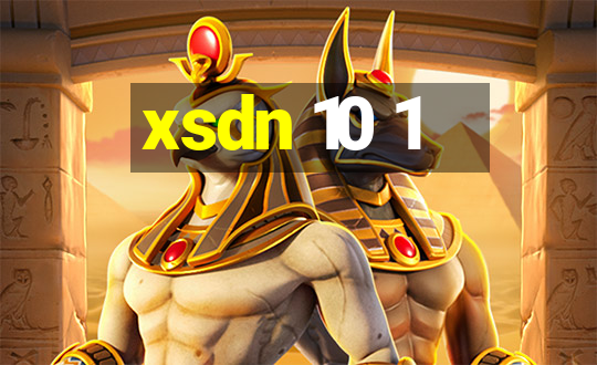 xsdn 10 1