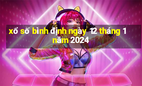 xổ số bình định ngày 12 tháng 1 năm 2024