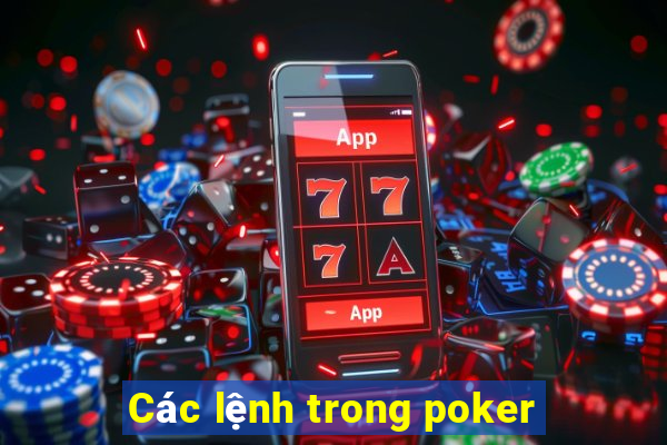 Các lệnh trong poker