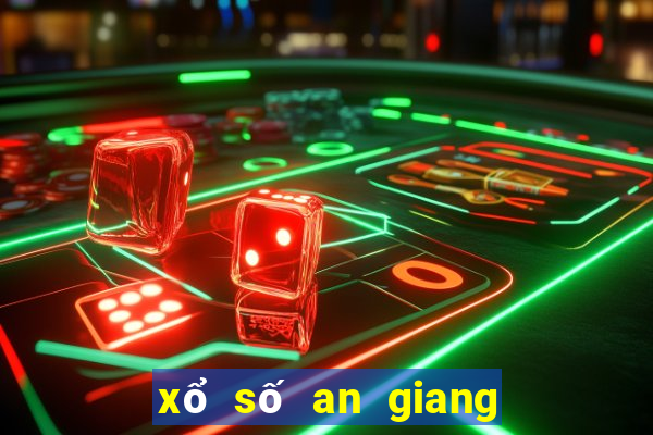 xổ số an giang 27 tháng 7