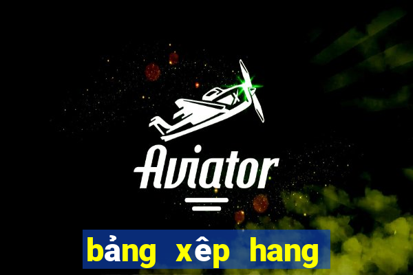 bảng xêp hang bóng đá