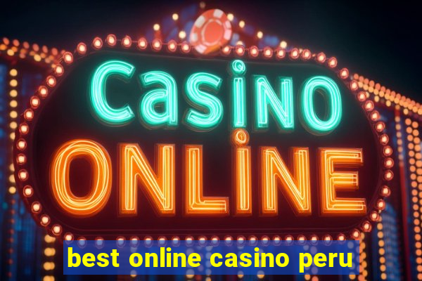 best online casino peru