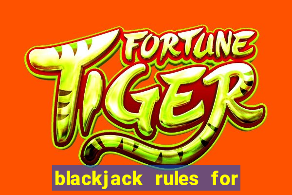 blackjack rules for 2 players