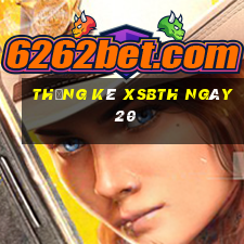 Thống kê XSBTH ngày 20