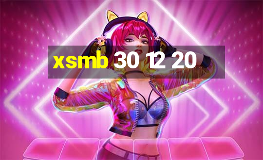 xsmb 30 12 20