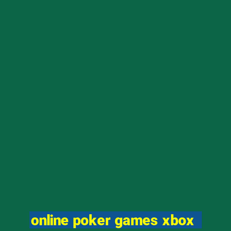 online poker games xbox