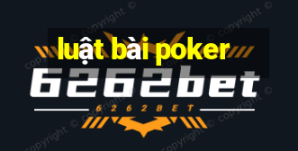 luật bài poker