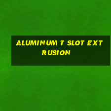 aluminum t slot extrusion