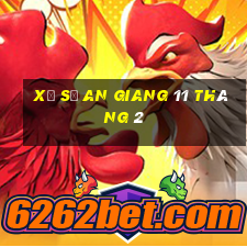 xổ số an giang 11 tháng 2