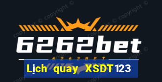 Lịch quay XSDT123 ngày 23