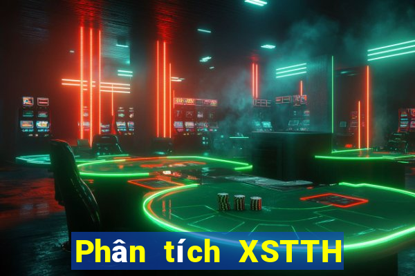 Phân tích XSTTH Thứ 3