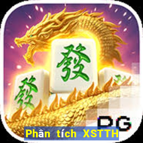 Phân tích XSTTH Thứ 3