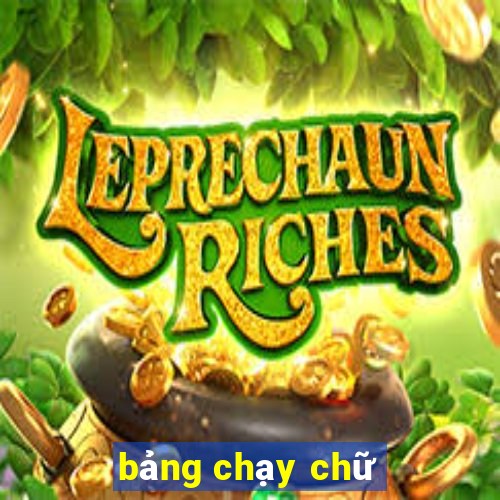 bảng chạy chữ