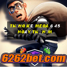 Thống kê MEGA 6 45 ngày thứ năm