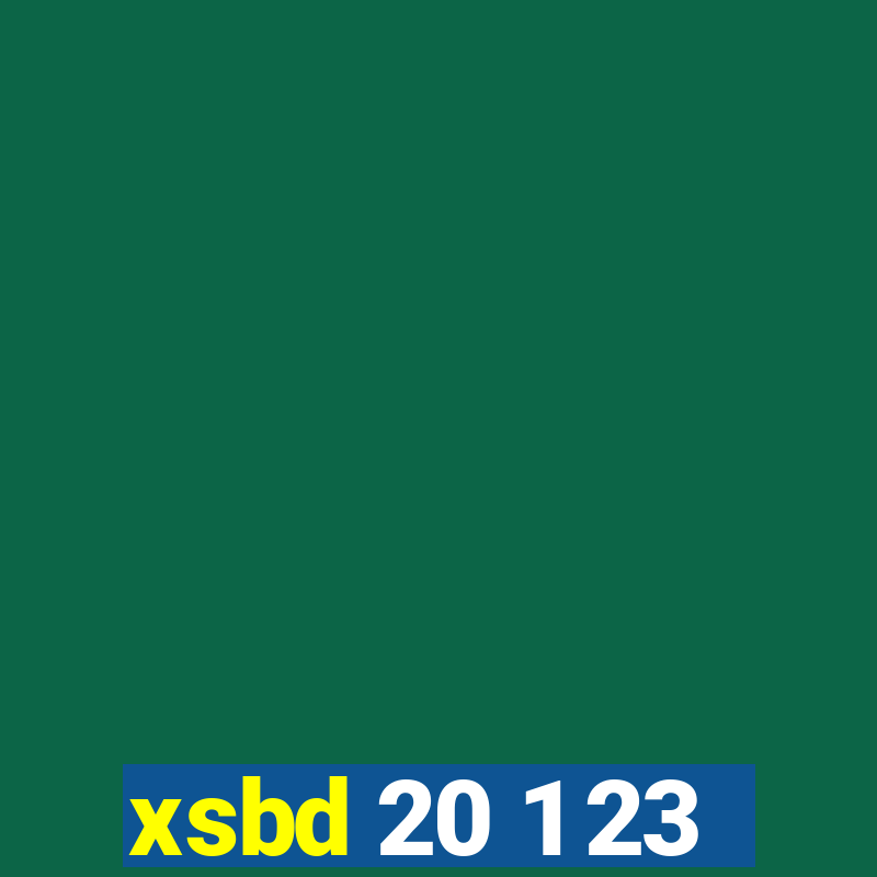 xsbd 20 1 23