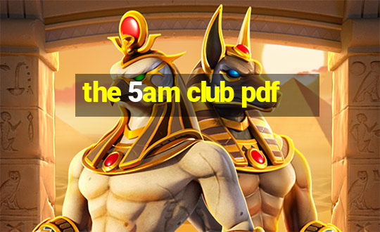 the 5am club pdf