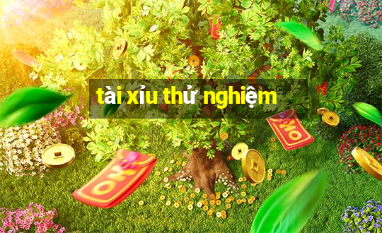 tài xỉu thử nghiệm