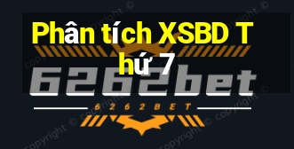 Phân tích XSBD Thứ 7