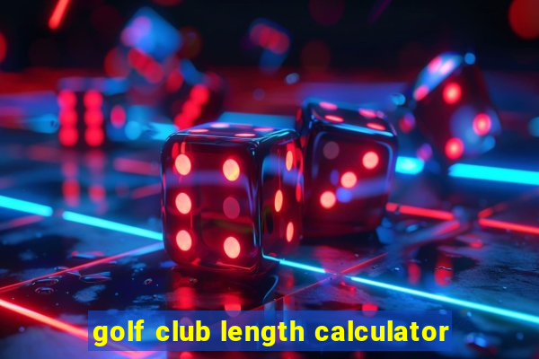 golf club length calculator