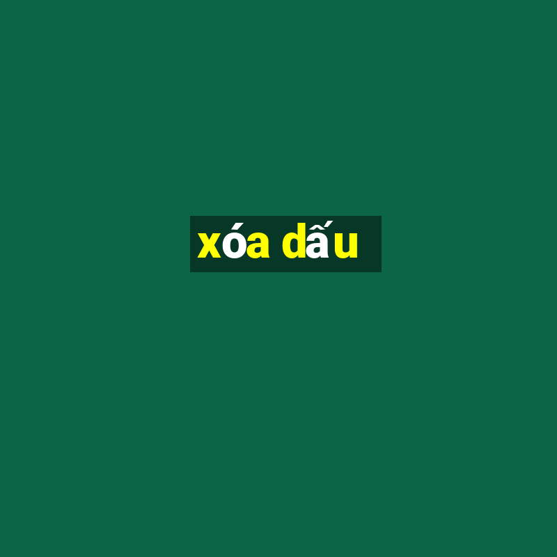 xóa dấu