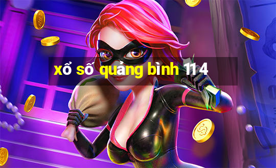 xổ số quảng bình 11 4