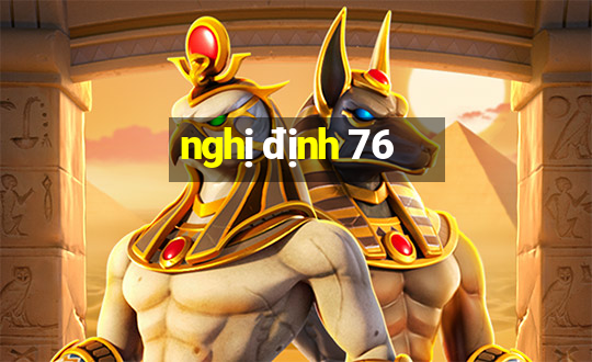 nghị định 76