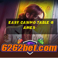 easy casino table games