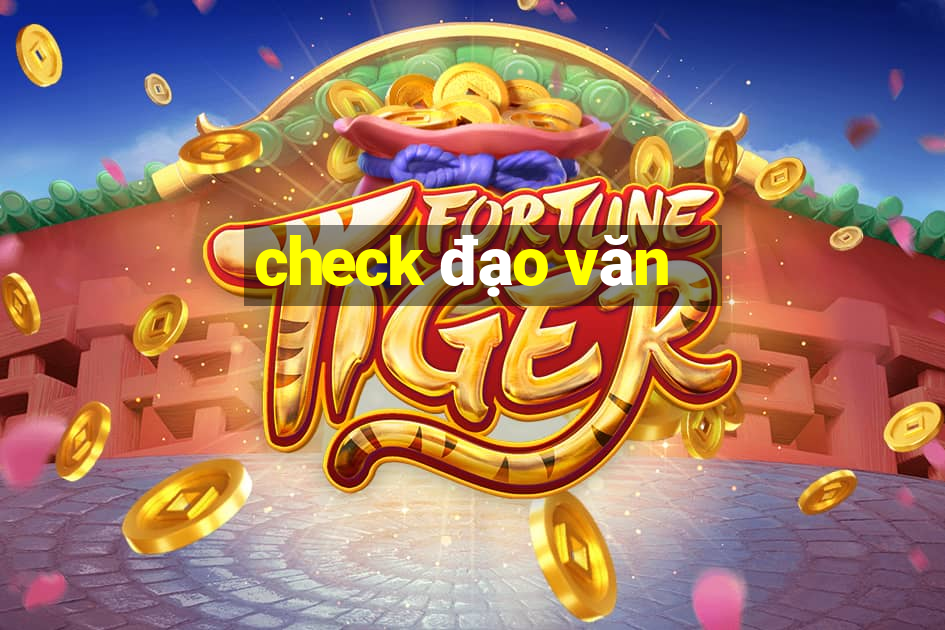 check đạo văn