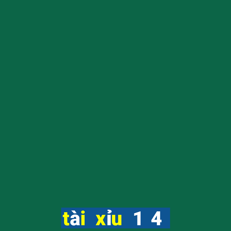 tài xỉu 1 4 là sao