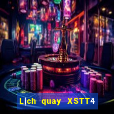 Lịch quay XSTT4 ngày 22