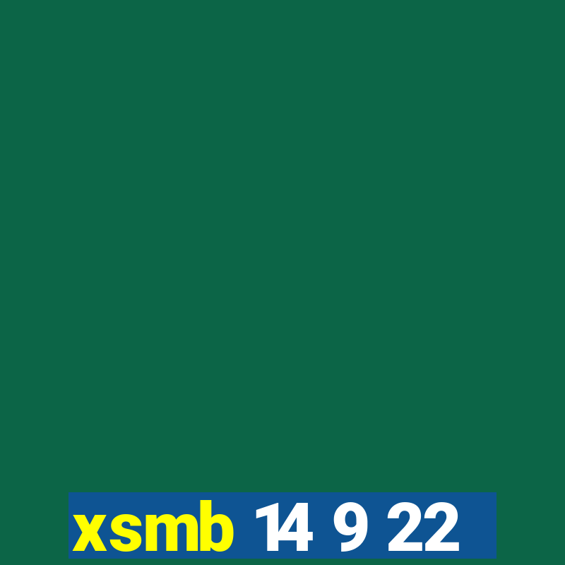 xsmb 14 9 22