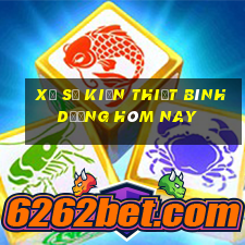 xổ số kiến thiết bình dương hôm nay