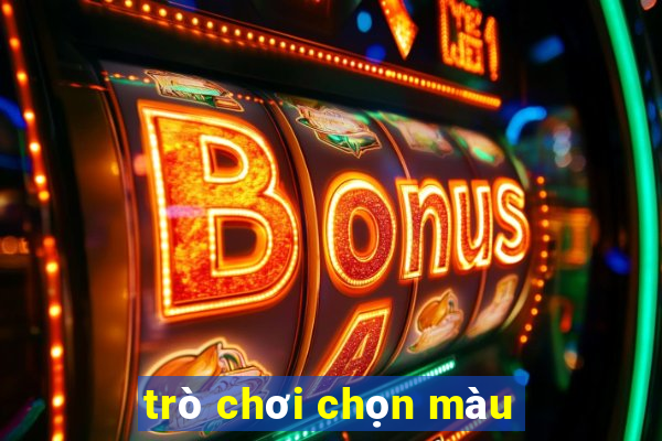 trò chơi chọn màu