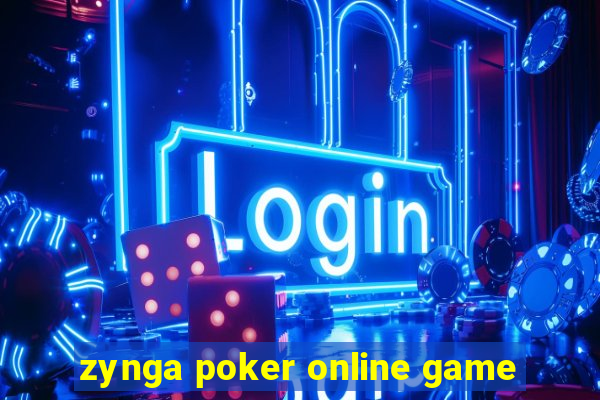 zynga poker online game