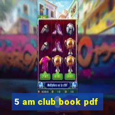 5 am club book pdf