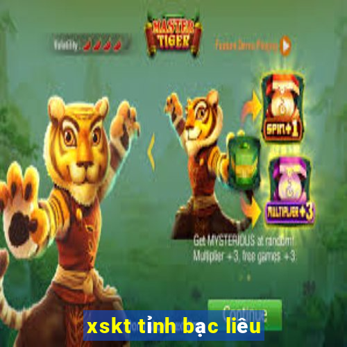 xskt tỉnh bạc liêu