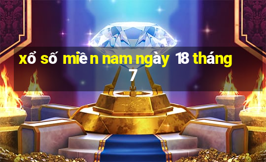 xổ số miền nam ngày 18 tháng 7