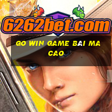 Go Win Game Bài Ma Cao