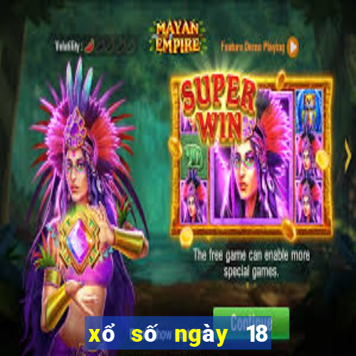 xổ số ngày 18 tháng 09