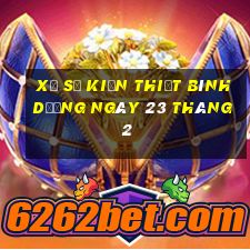 xổ số kiến thiết bình dương ngày 23 tháng 2