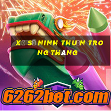 xổ số ninh thuận trong tháng